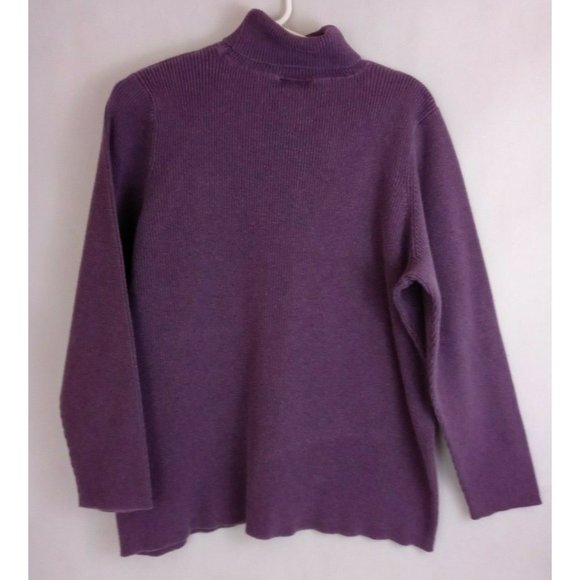 Lane Bryant deep purple ribbed 